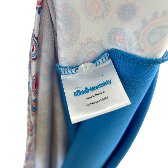 Bunker Mentality Paisley Short Sleeve Golf Polo Shirt Mens XXL - Picture 6 of 9